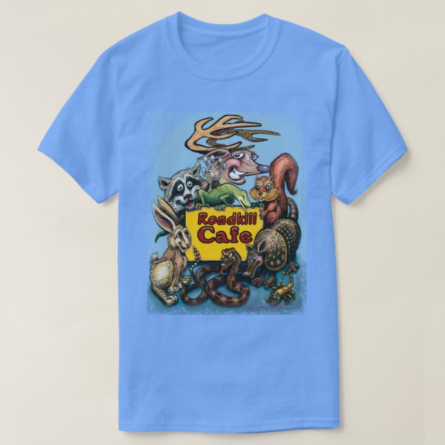 Roadkill Cafe T-Shirt (Design Front)