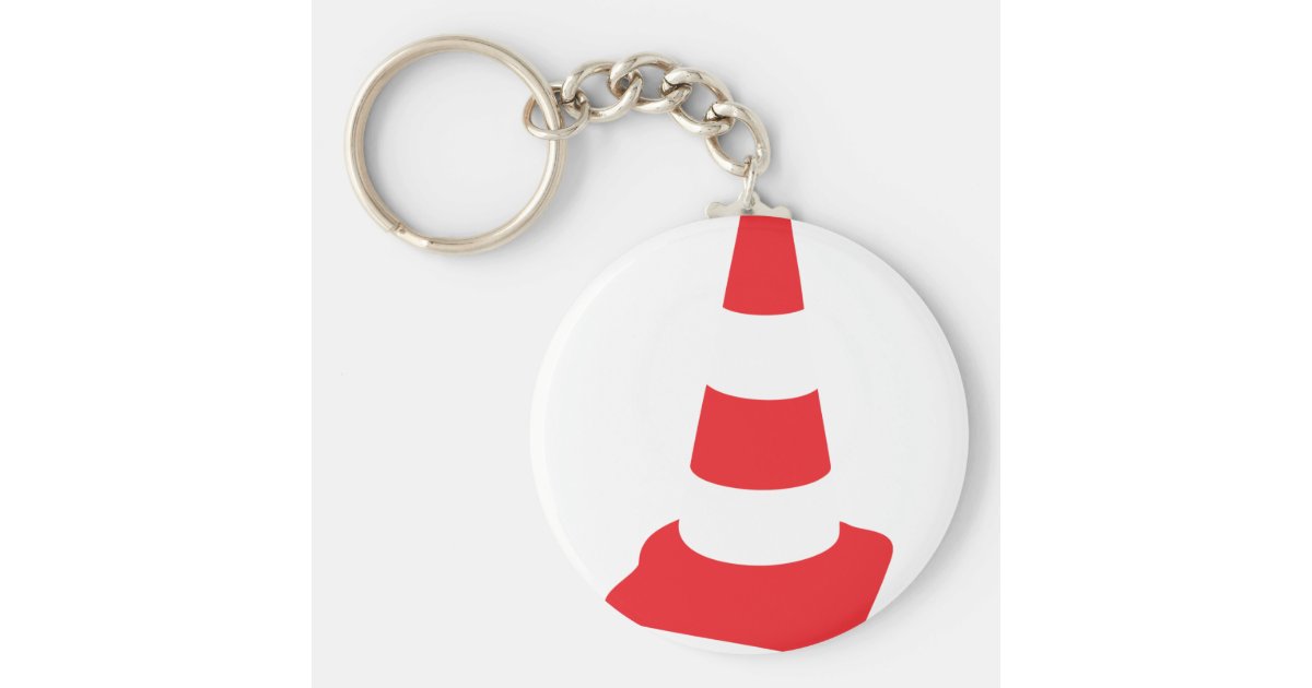 roadmarker traffic cone roadwork keychain