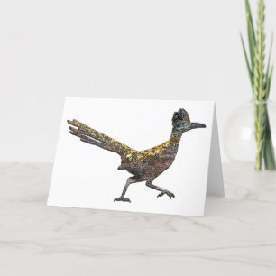 ROADRUNNER BASKING IN NEW MEXICO SUNSHINE LETTERPRESS THANK YOU CARD