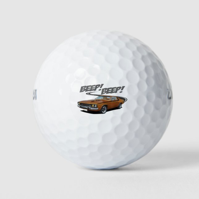 Roadrunner Beep Golf Balls (Front)