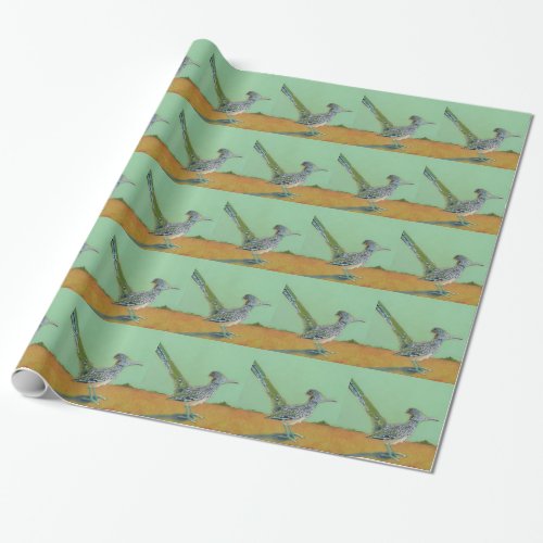 Roadrunner Bird Wrapping Paper