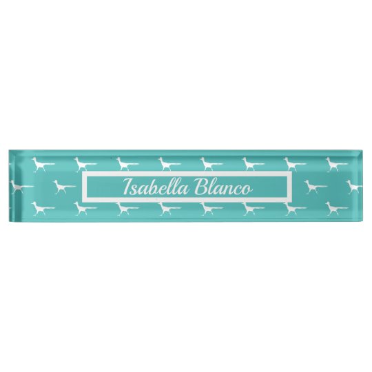 Roadrunner Desk Name Plate Zazzle Com