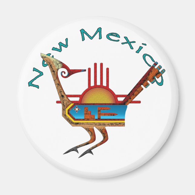 Roadrunner - New Mexico Magnet (Front)