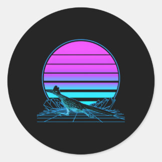 Roadrunner Pastel Goth Vaporwave Classic Round Sticker
