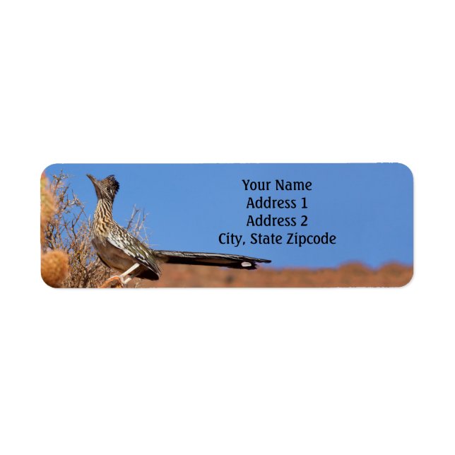 Roadrunner Return Address Label (Front)