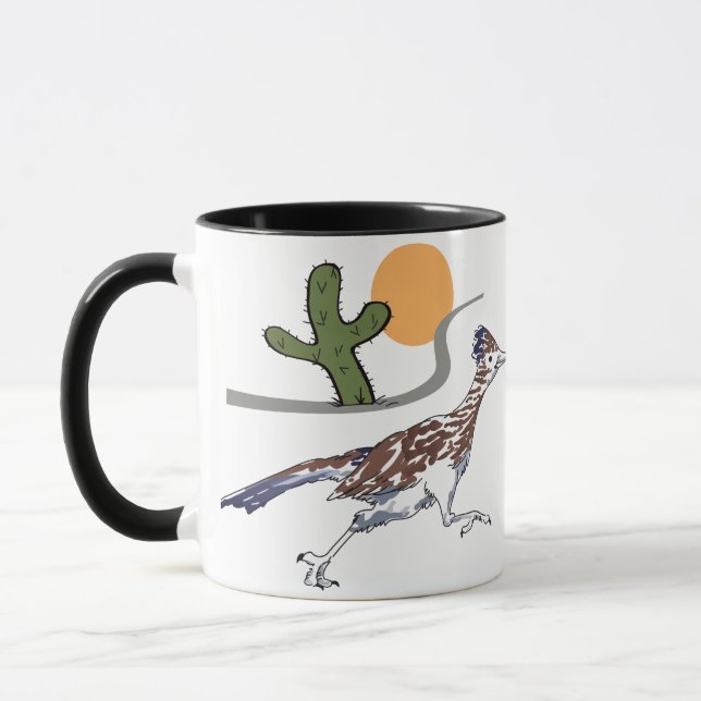 Roadrunner scene mug (Left)