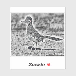 Roadrunner Sketch Sticker