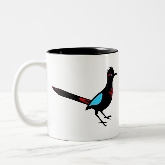 Roadrunner Two-Tone Coffee Mug (Left)
