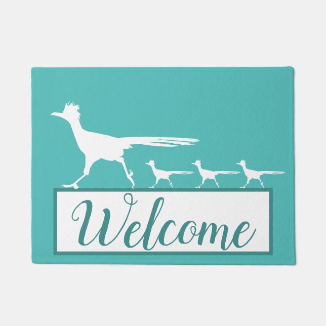 Roadrunner Welcome Doormat (Front)