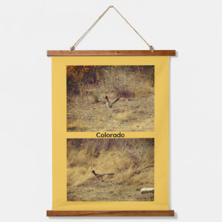 Roadrunner Wood Topped Tapestry