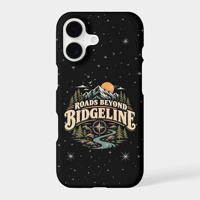 Roads Beyond Ridgeline Mountain Adventure Luggage  Case-Mate iPhone Case (Back)
