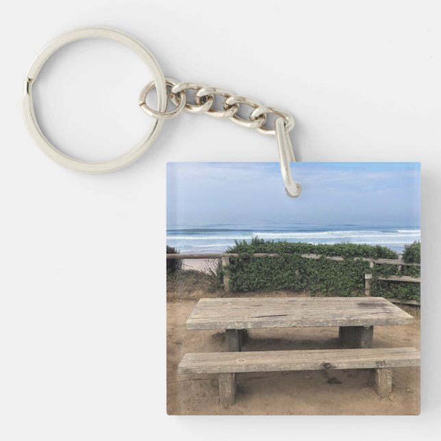 Roads End, Lincoln City, Oregon Keychain (Front)