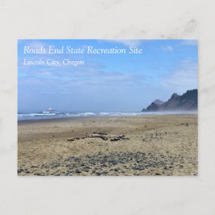 Roads End, Lincoln City, Oregon Postcard