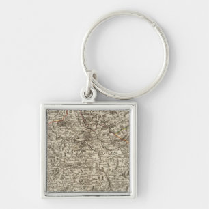 Roads of France Keychain