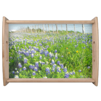 Roadside Bluebonnets Serving Tray