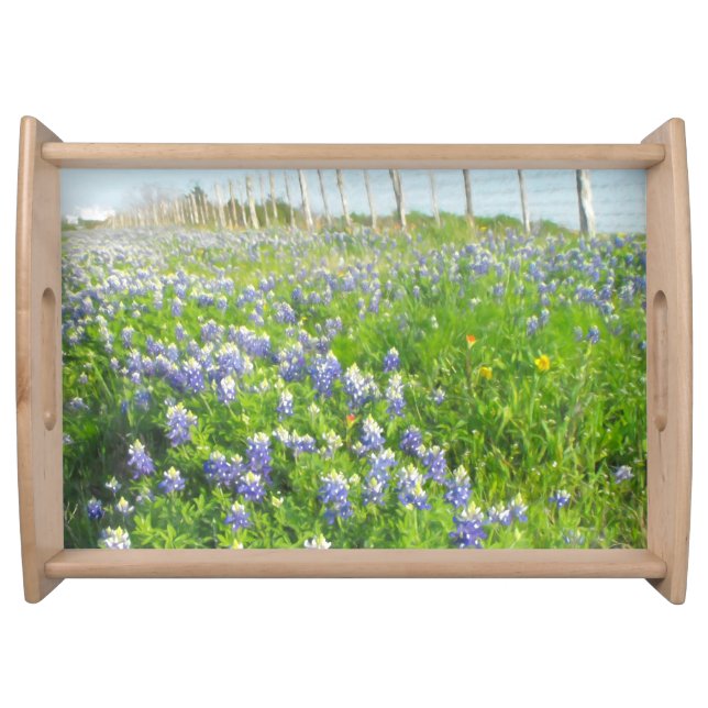 Roadside Bluebonnets Serving Tray (Front)