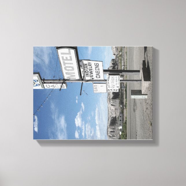 Roadside in Canyonlands Canvas Print (Front)