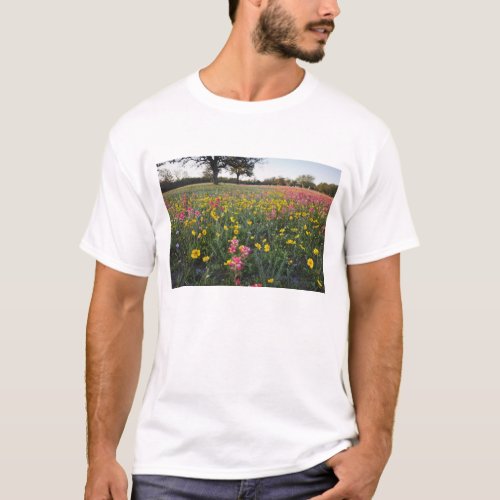 Roadside wildflowers in Texas spring T_Shirt