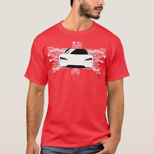 Roadster Electric vehicle EV  s3xy T_Shirt