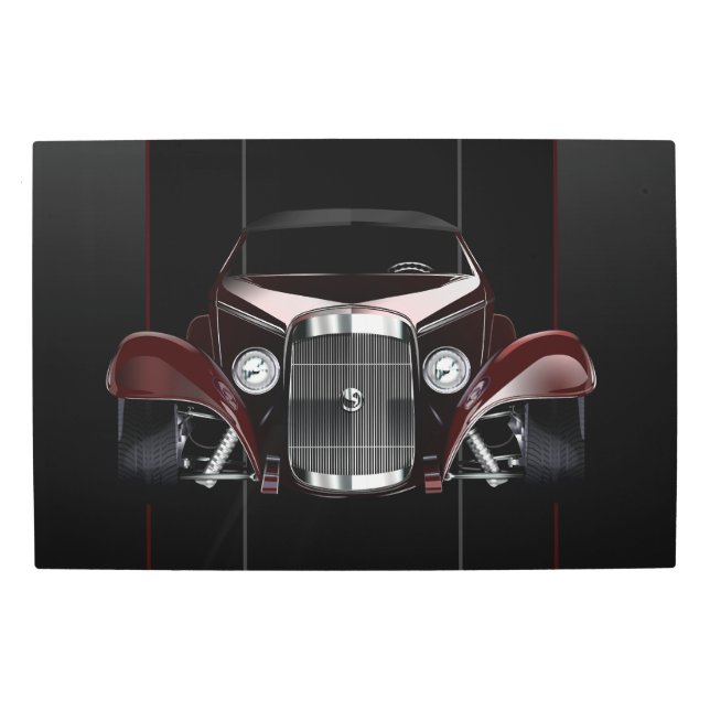 Roadster Metal Wall Art (Front)