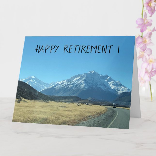 roadtrip retirement card (Orchid)