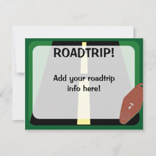 Roadtrip Time Invitation