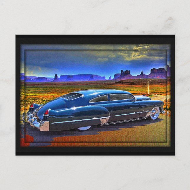 roadtripping a painted sky postcard (Front)