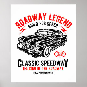 Roadway legend build for speed Poster
