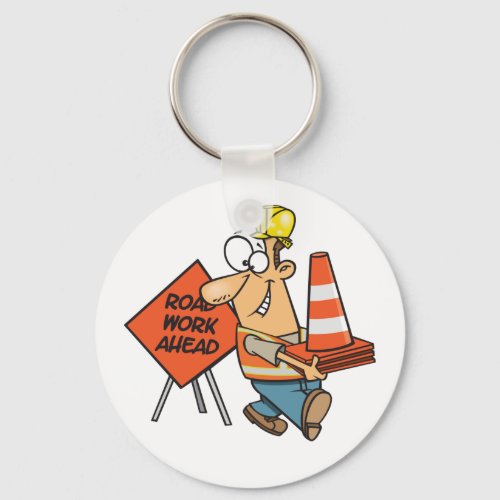 Roadway Worker Keychain
