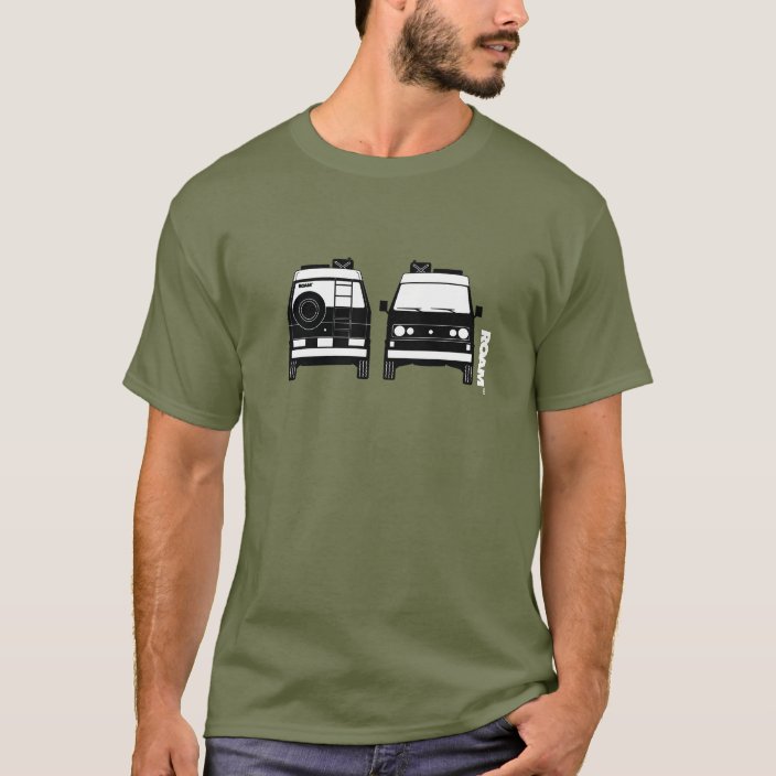 christmas campervan t shirt