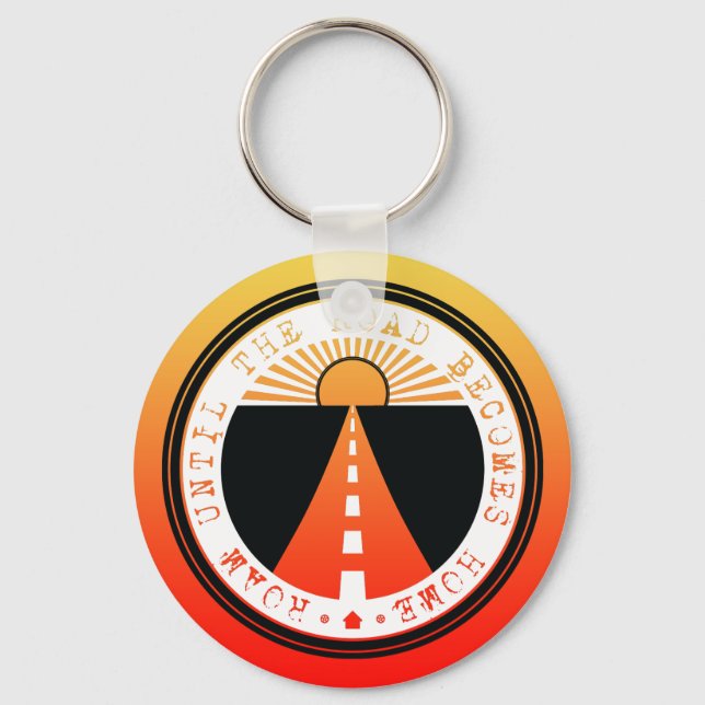 roam until the road becomes home keychain (Front)