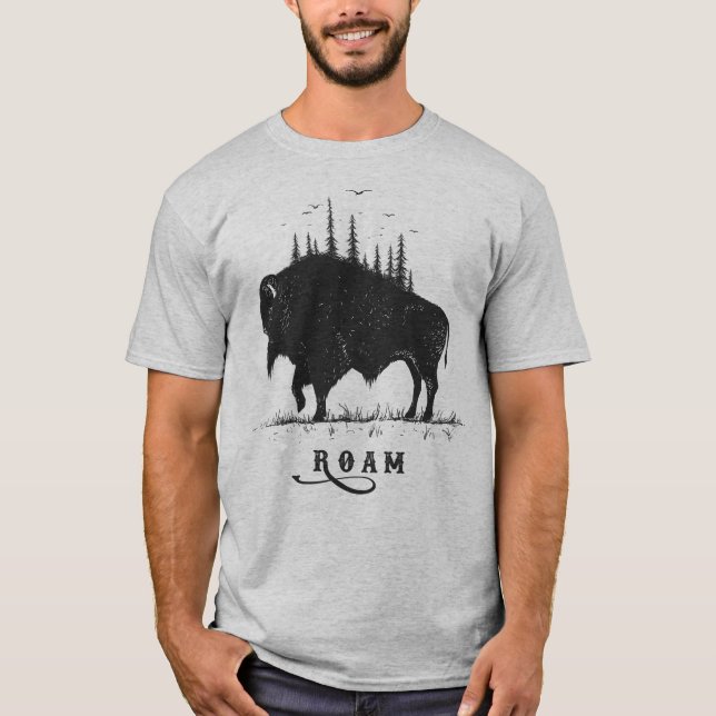 Roaming Buffalo T-Shirt (Front)