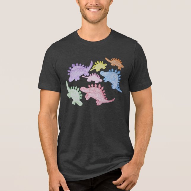 Roaming Rainbows: Unisex T-Shirt Tri-Blend Shirt (Front)