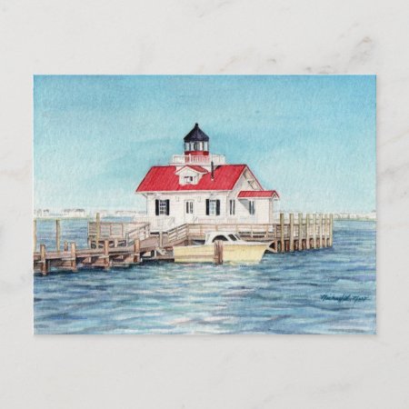 Roanoke Island Lighthouse Postcard