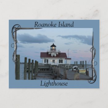 Roanoke Island Lighthouse Postcard by forgetmenotphotos at Zazzle