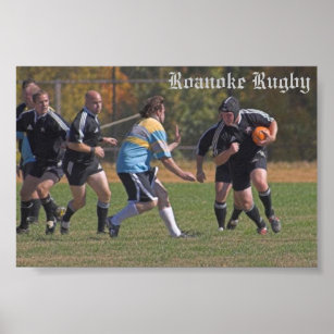 Roanoke Rugby - Ben Call Poster