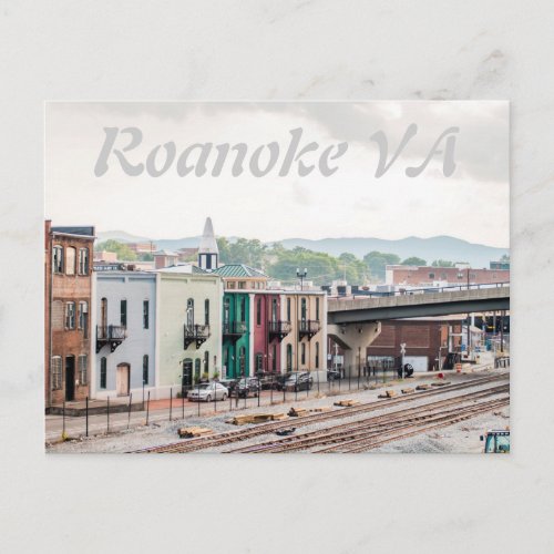 roanoke va postcard
