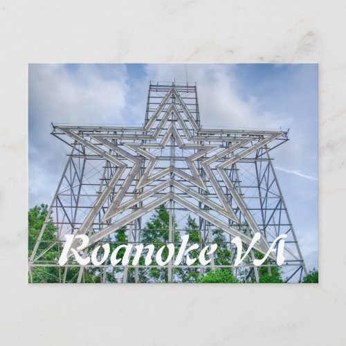 roanoke va postcard