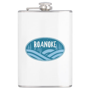 Roanoke Virginia Outdoors Flask