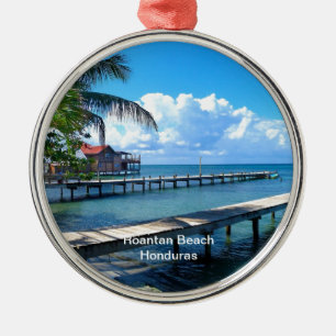 Roantan Beach, Honduras Metal Ornament