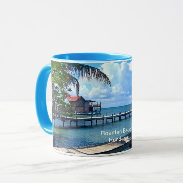 Roantan Beach, Honduras Mug (Front Left)