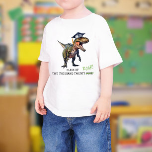 Roar Class of 2024 Kids Dinosaur Graduation  T-Shirt