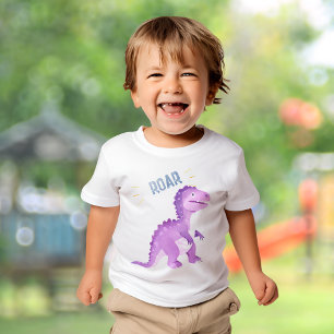 Roar Cute Dinosaur Birthday Party T-Shirt