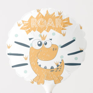 ROAR Dinosaur Birthday Balloon