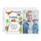 Roar Dinosaur Jungle Birthday Photo Thank You Card