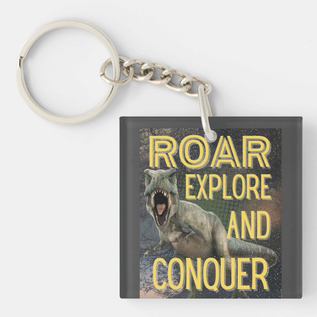 roar dinosaur keychain (Front)
