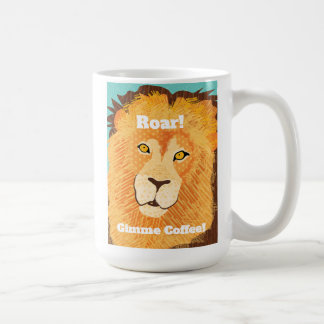 Roar! Graphic Lion's Face 15 oz. Mug