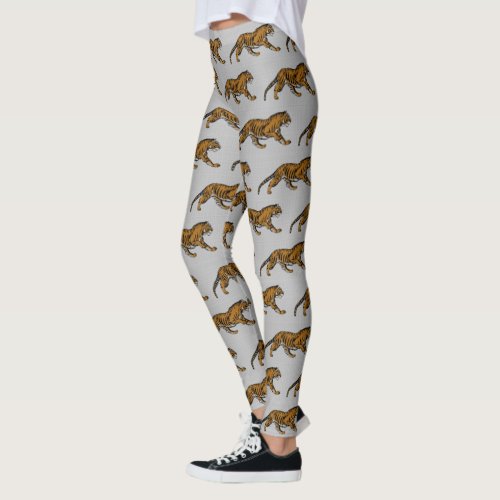 Roar Im a Tiger _  Leggings