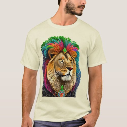 Roar in Color Majestic Lion Pride Tee