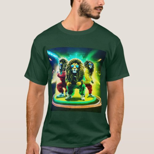 Roar in Rhythm Lion Hip Hop Dance T_Shirt T_Shirt